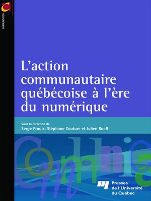 cover image of L' action communautaire québécoise à l'ère du numérique